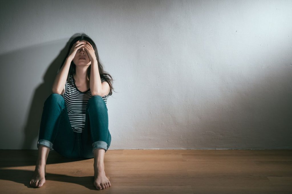 woman having depression - tranquilshores.org